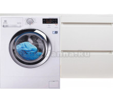 Тумба с раковиной Style Line Даллас 110 Люкс Plus подвесная, белая, эмаль