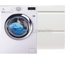 Тумба с раковиной Style Line Даллас 100 Люкс Plus подвесная, белая, эмаль