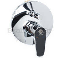 Смеситель для ванны с душем STWORKI by Orange Нарвик NR-02cr С ВНУТРЕННЕЙ ЧАСТЬЮ