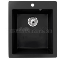 Мойка кухонная Ulgran U-404 -344 ультра-черная