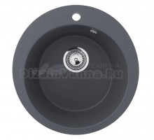 Мойка кухонная Ulgran U-405 -343 антрацит