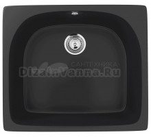 Мойка кухонная Ulgran U-408 -344 ультра-черная