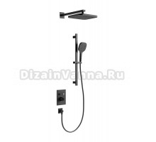 Душевой комплект ARROW AG3733SHMB-1 матовая черная