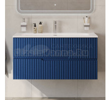 Тумба под раковину без столешницы Cezares Duet 100 подвесная, sapfiro