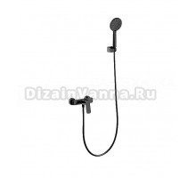 Смеситель для душа ARROW AG3503MB-A с душевым гарнитуром, матовый черный