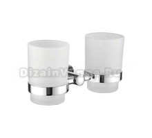 Стакан Shevanik SG51 SG5122 двойной, хром