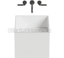 Накладная раковина Salini Armonia Square 03 130513G белый