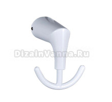 Крючок Fashun A1805-2-8 двойной, белый