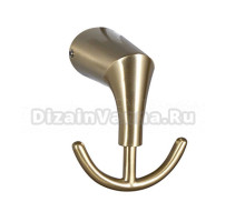 Крючок Fashun A1805-2-21 двойной, бронза