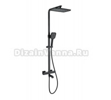 Душевая стойка Wonzon & Woghand WW-B3026-T1-MB матовая черная