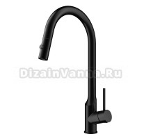 Смеситель для кухни Wonzon & Woghand WW-A21252-MB матовый черный