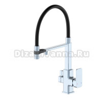 Смеситель для кухни Wonzon & Woghand WW-88458012-CR с гибким изливом, хром