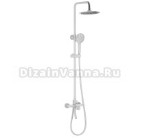 Душевая стойка Wonzon & Woghand WW-N3S962-MW матовая белая