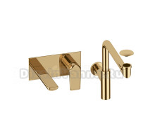 Комплект для раковины Wellsee ICON! for life 201000493 С ВНУТРЕННЕЙ ЧАСТЬЮ, сифоном и донным клапаном, золото