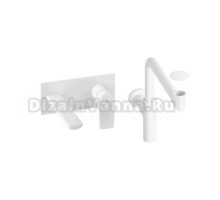 Комплект для раковины Wellsee ICON! for life 201000495 С ВНУТРЕННЕЙ ЧАСТЬЮ, сифоном и донным клапаном, белый матовый