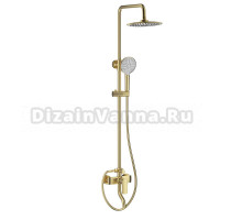 Душевая стойка Wonzon & Woghand WW-AE3354-BG брашированное золото