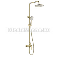 Душевая стойка Wonzon & Woghand WW-A30103-BG брашированное золото