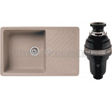 Комплект Мойка GranFest Quarz Z 52 песок + Измельчитель Bone Crusher BC 1000-AS