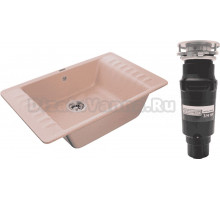 Комплект Мойка GranFest Quarz Z 71 песок + Измельчитель Bone Crusher BC 910-SL-Slim Line