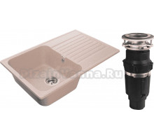 Комплект Мойка GranFest Quarz Z 78 песок + Измельчитель Bone Crusher BC 610-AS