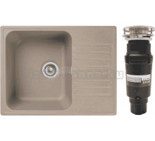 Комплект Мойка GranFest Quarz Z13 песок + Измельчитель Bone Crusher BC 910-SL-Slim Line