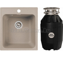 Комплект Мойка GranFest Quarz Z17 песок + Измельчитель Bone Crusher BC 810-AS