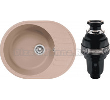 Комплект Мойка GranFest Quarz Z58 песок + Измельчитель Bone Crusher BC 1000-AS
