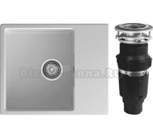 Комплект Мойка GranFest Urban 658L серая + Измельчитель Bone Crusher BC 610-AS