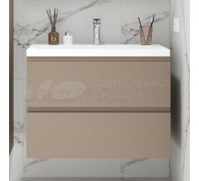 Тумба под раковину без столешницы Art&Max Bianchi 75 подвесная, капучино матовый