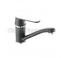 Смеситель для кухни Potato 118-6 P45118-6 матовый черный, хром