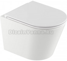Унитаз подвесной Pragma Olako 901855.OLK1.GWWR.019-2 безободковый, с микролифтом
