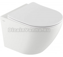 Унитаз подвесной Pragma Nanta 901855.NAN1.GWWR.020-2 безободковый, с микролифтом