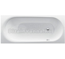 Стальная ванна Bette BetteComodo 1621-000 PLUS 180x80 см, встраиваемая, белая, с самоочищающимся покрытием, с шумоизоляцией