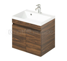 Тумба с раковиной IKA Alta 60x55x44 с дверками, Дуб бурбон