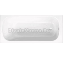 Стальная ванна Bette BetteForm 2945-000 AS AD 170x70 см, встраиваемая, белая, с антискользящим покрытием, с шумоизоляцией