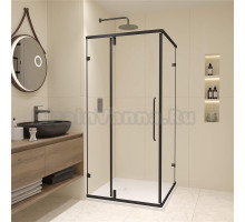 Душевой уголок RGW Classic CL-035-B 90х90x185, профиль матовый черный, стекло прозрачное