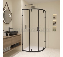 Душевой уголок RGW Classic CL-55-B 90х90x185, профиль матовый черный, стекло прозрачное