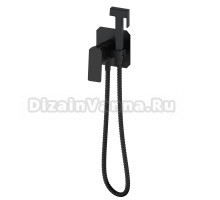 Гигиенический душ Wonzon & Woghand WW-88829011-MB со смесителем, С ВНУТРЕННЕЙ ЧАСТЬЮ, матовый черный