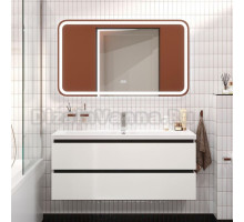 Мебель для ванной комнаты Cezares Plane 120 bianco lucido, раковина Cezares CZR-8070-120