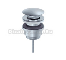 Донный клапан для раковины Wonzon & Woghand WW-88SS07-CR хром