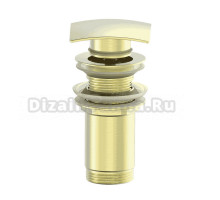 Донный клапан для раковины Wonzon & Woghand WW-88SS08-BG брашированное золото