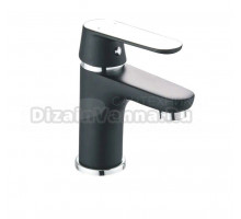 Смеситель для раковины Potato 118-6 P10118-6 матовый черный, хром