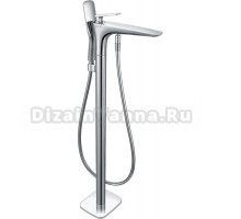 Напольный смеситель для ванны с душем AltroBagno Aperto 020201 Cr С ВНУТРЕННЕЙ ЧАСТЬЮ, хром