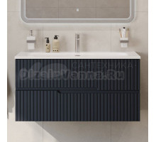 Тумба с раковиной Cezares Duet 100 grafito, раковина Cezares CZR-8073-100