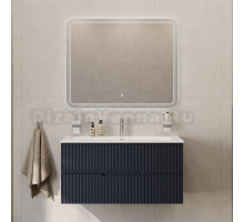 Мебель для ванной комнаты Cezares Duet 100 grafito, раковина Cezares CZR-8073-100