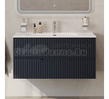 Тумба с раковиной Cezares Duet 100 grafito, раковина Cezares CZR-8095-100