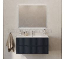 Мебель для ванной комнаты Cezares Duet 100 grafito, раковина Cezares CZR-8095-100