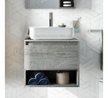 Тумба под раковину со столешницей STWORKI Карлстад 60 дуб рошелье, монте тиберио