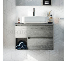 Тумба под раковину со столешницей STWORKI Карлстад 75 дуб рошелье, роверелла