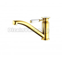 Смеситель для кухни Potato 17-4 P4917-4 матовое золото, белый